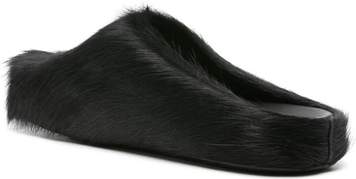 Black Fussbett Sabot Mules - Image 3