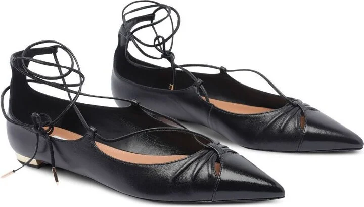 Black Gabi Ballet Flats - Image 2