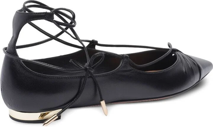 Black Gabi Ballet Flats - Image 3