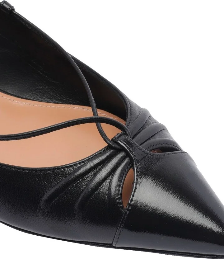 Black Gabi Ballet Flats - Image 4