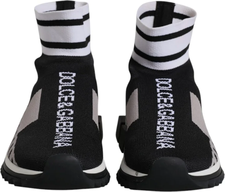 Black Gray Sorrento Socks Women Sneakers Women's Shoes - Image 2