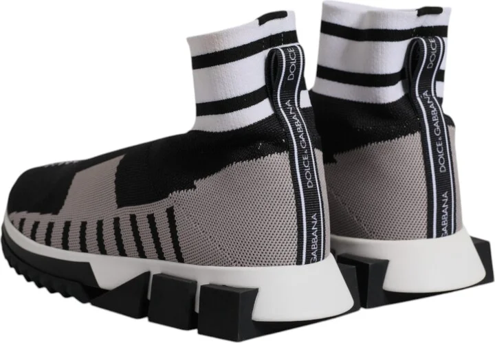 Black Gray Sorrento Socks Women Sneakers Women's Shoes - Image 5