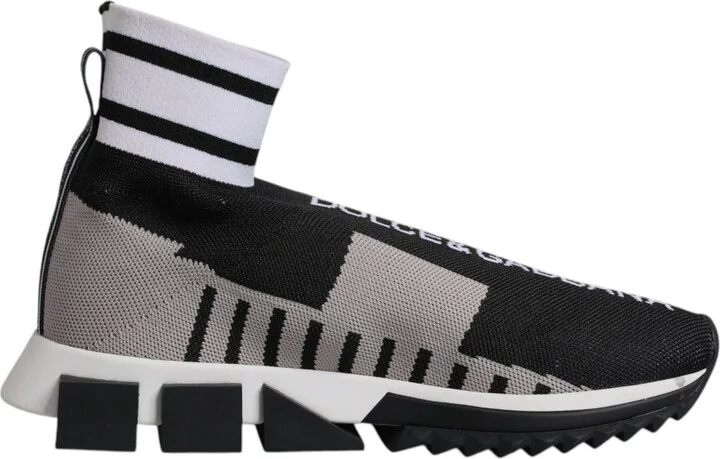 Black Gray Sorrento Socks Women Sneakers Women's Shoes