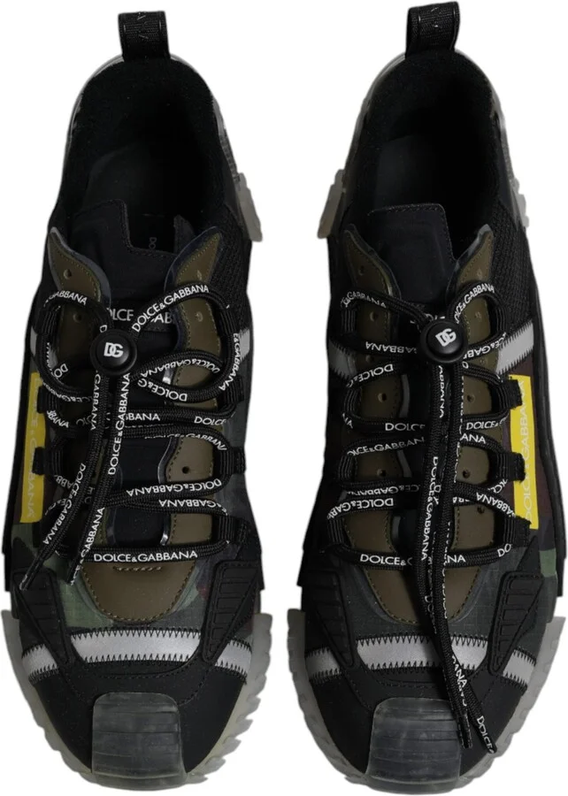 Black Green Camo NS1 Low Top Sneakers Men's Shoes (Pre-Owned) - Image 3