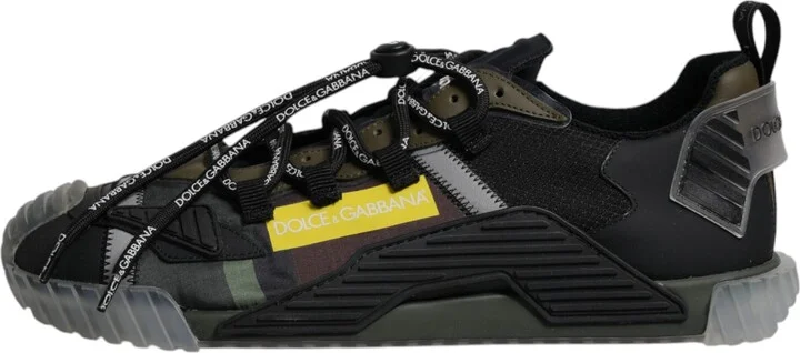 Black Green Camo NS1 Low Top Sneakers Men's Shoes (Pre-Owned) - Image 6