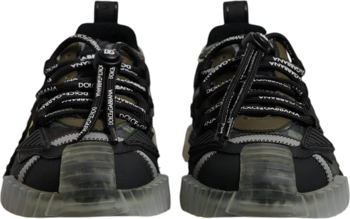 Black Green Camo NS1 Low Top Sneakers Men's Shoes (Pre-Owned) - Image 2