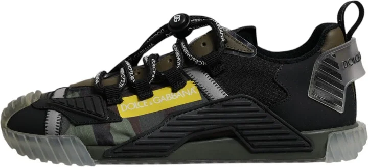 Black Green Camo NS1 Low Top Sneakers Men's Shoes (Pre-Owned) - Image 6
