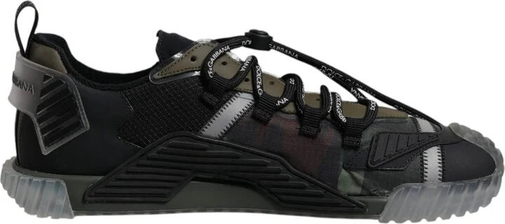 Black Green Camo NS1 Low Top Sneakers Men's Shoes (Pre-Owned)