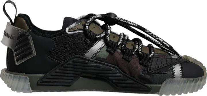 Black Green Camo NS1 Low Top Sneakers Men's Shoes (Pre-Owned)
