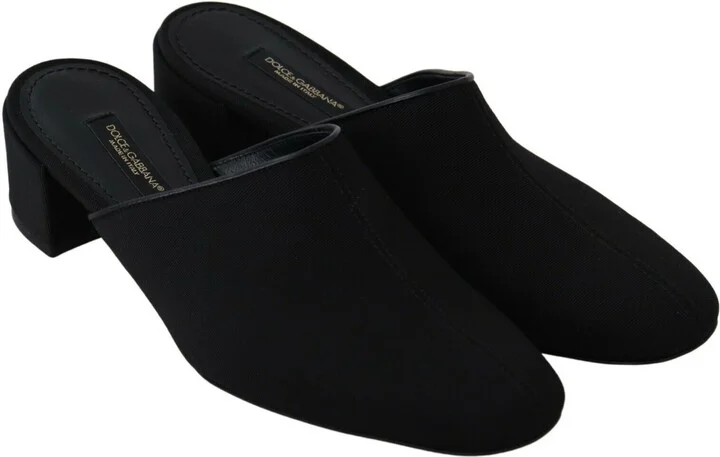Black Grosgrain Slides Sandals Women Women's Shoes - Image 6