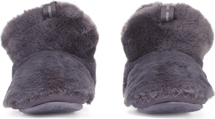 Black Harriet - Recycled High Density Faux Fur Slipper Boot - Ink - Image 6