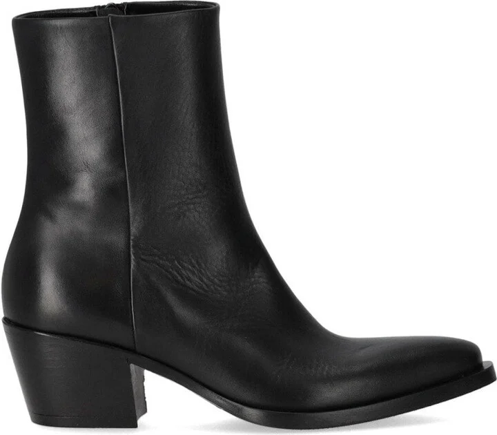 Black Heeled Ankle Boot