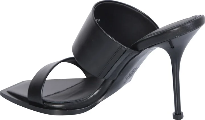 Black Heeled Mules - Image 3