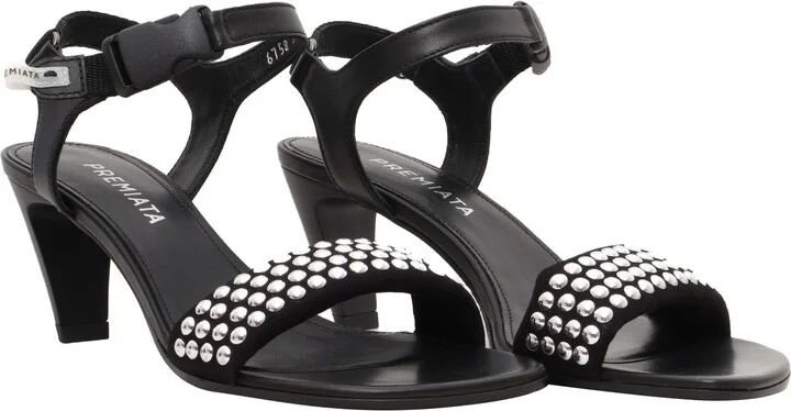 Black Heeled Sandals - Image 2