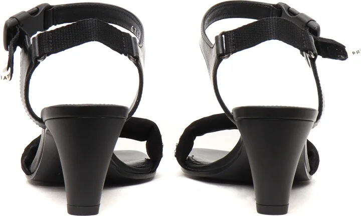 Black Heeled Sandals - Image 3