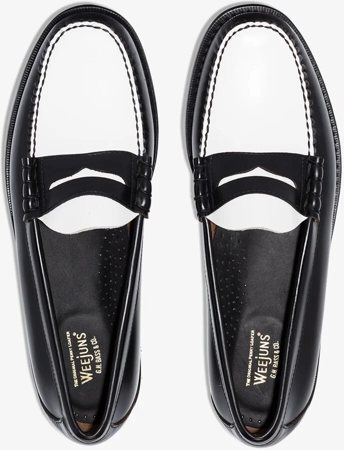 Black Heritage Larson Weejun Leather Loafers - Image 4