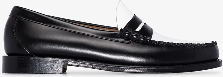 Black Heritage Larson Weejun Leather Loafers