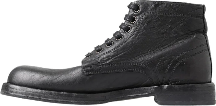 Black Horse Leather Perugino Men's Boots - Image 2