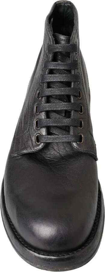 Black Horse Leather Perugino Men's Boots - Image 4