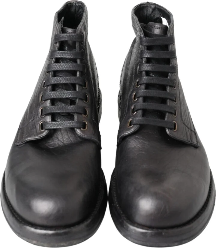 Black Horse Leather Perugino Men's Boots - Image 5