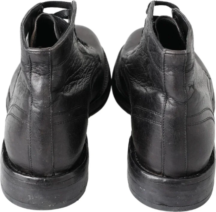 Black Horse Leather Perugino Men's Boots - Image 6