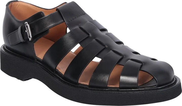 Black Hove Sandal - Image 2