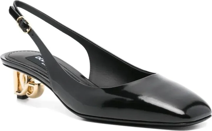 Black Jackie Pumps - Image 2
