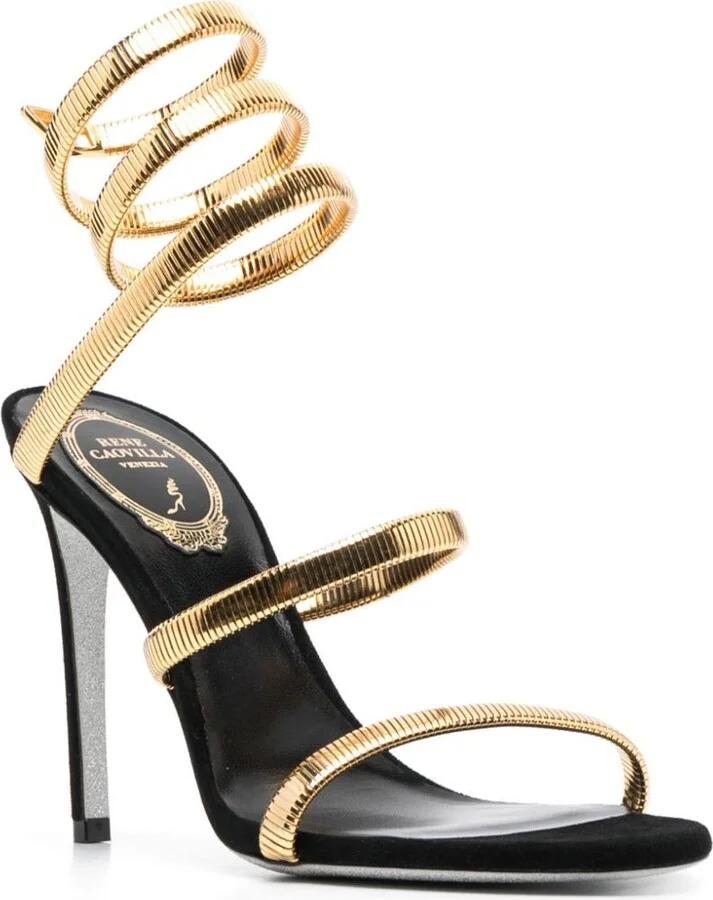 Black Juniper 110 Coiled-Strap Sandals - Image 2