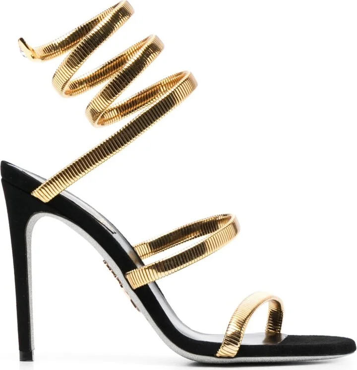 Black Juniper 110 Coiled-Strap Sandals