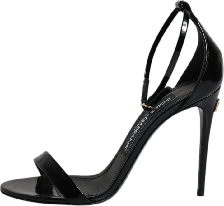 Black KEIRA Heels Ankle Strap Sandals Women's Shoes - Image 6