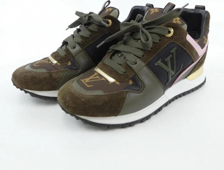Black Khaki Pink Sneakers (Pre-Owned) - Image 3