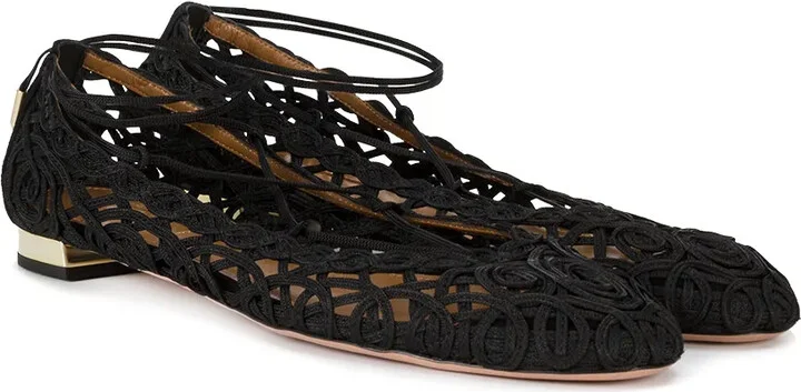 Black Kya Ballet Flats - Image 3