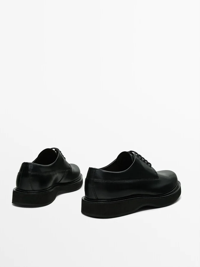 Black Lace-Up Shoes - Image 4