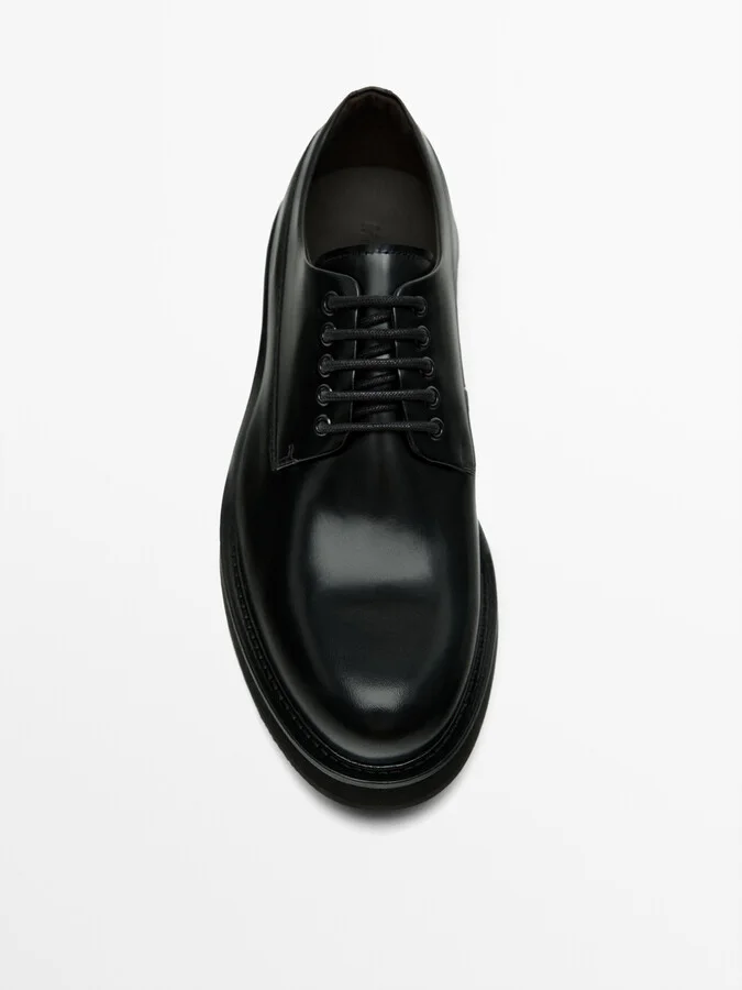 Black Lace-Up Shoes - Image 5