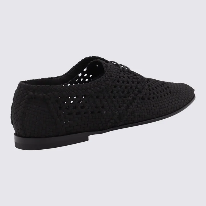 Black Lace Up Shoes - Image 2