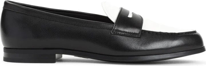 Black Lamb Leather Natalie Loafers