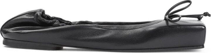 Black Lambskin Les Ballerines Ballet Ballerinas