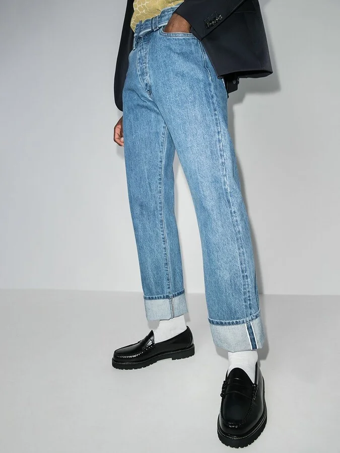 Black Larson 90s Weejuns Leather Penny Loafers - Image 3