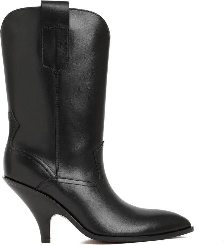 Black Lavyn Leather Boots