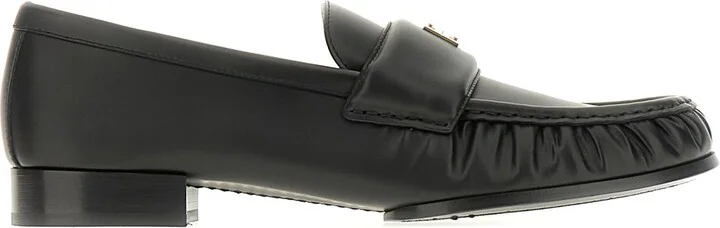 Black Leather 4g Loafers