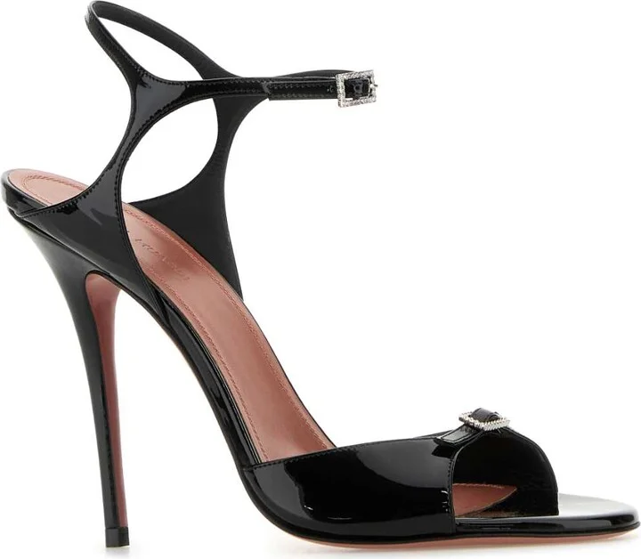 Black Leather Adut Sandals - Image 2