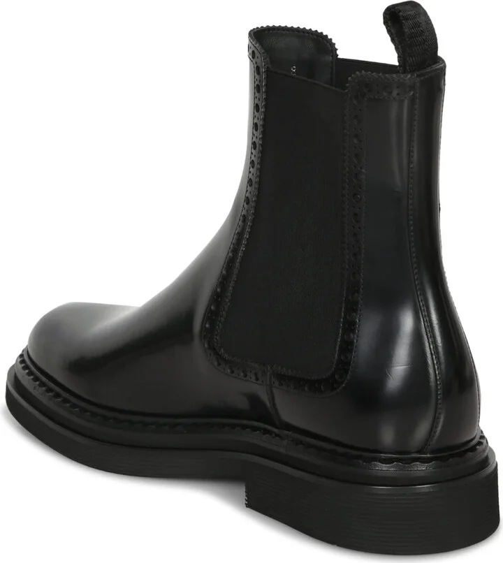 Black Leather Ankle Boot - Image 3