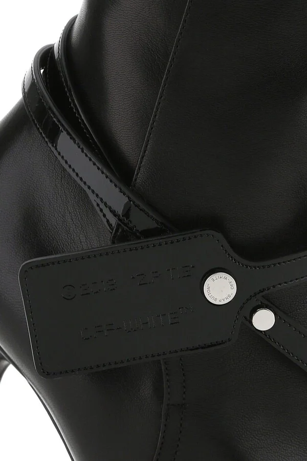 Black Leather Ankle Boots - Image 4