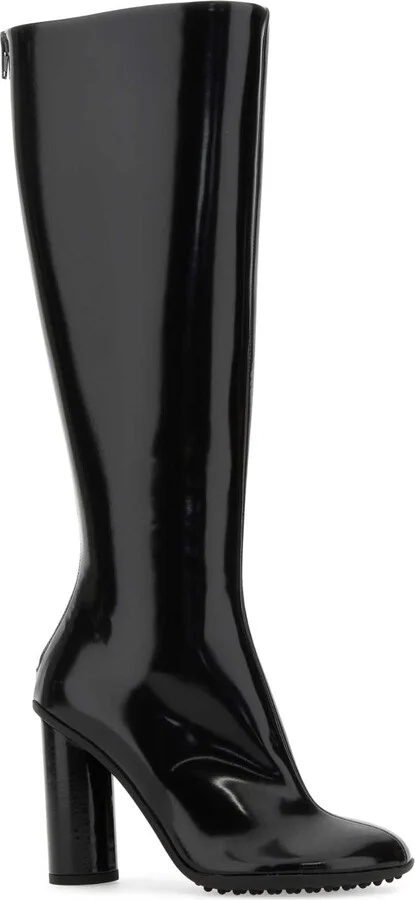 Black Leather Atomic Boots - Image 2