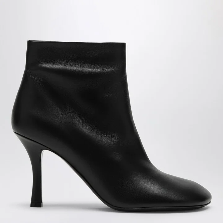 Black leather Baby boot