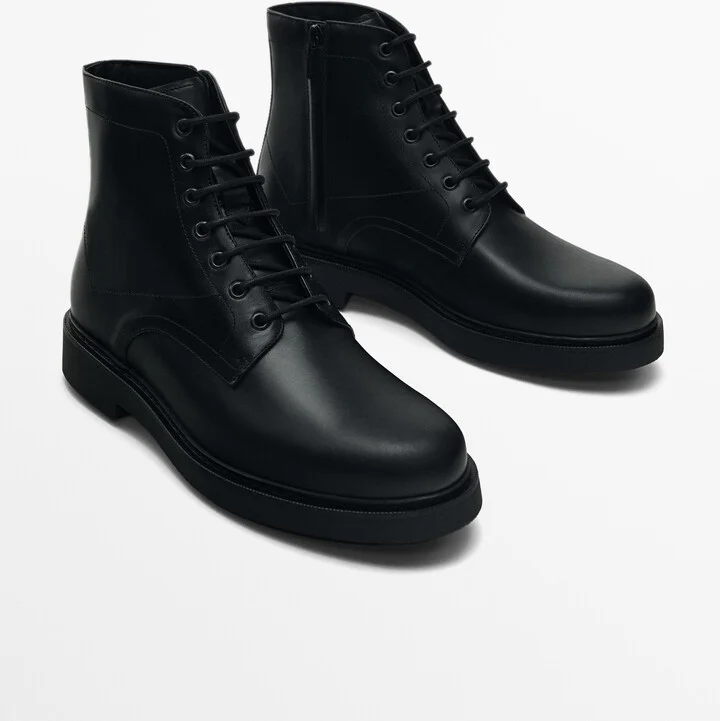 Black Leather Boots - Image 3