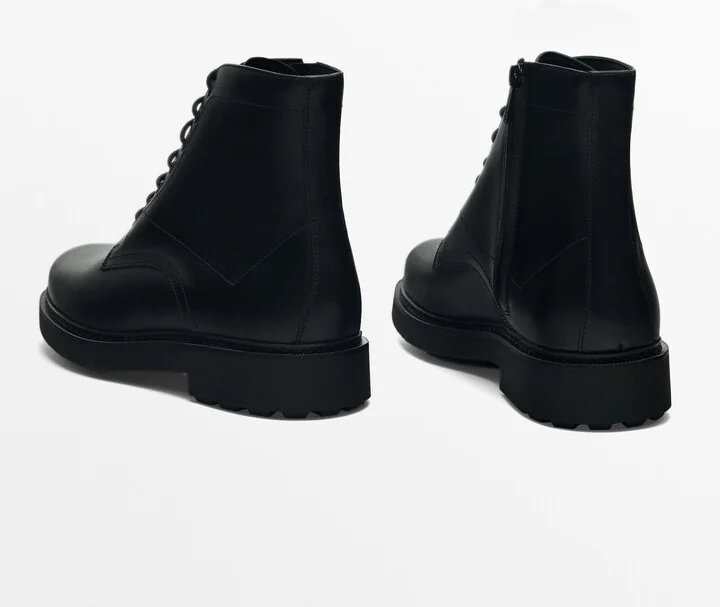 Black Leather Boots - Image 4