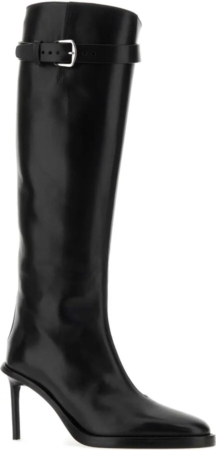 Black Leather Boots - Image 2
