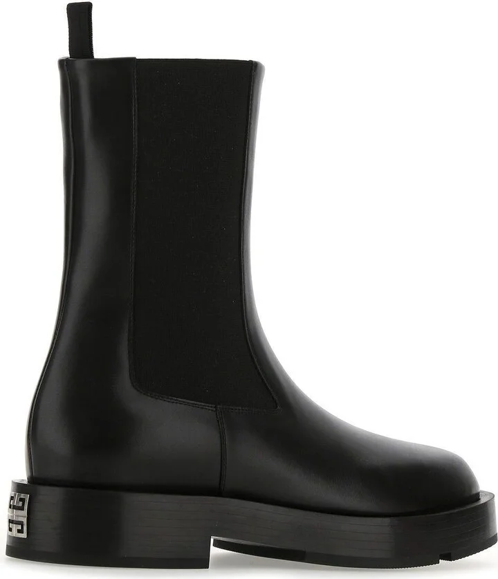 Black Leather Boots - Image 3