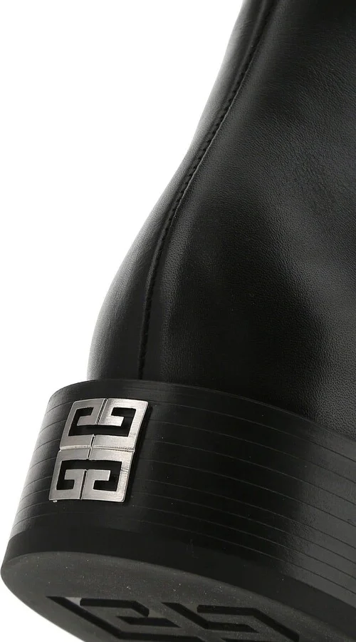 Black Leather Boots - Image 4